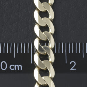 9ct Yellow Gold Curb Chain 21″ 6mm