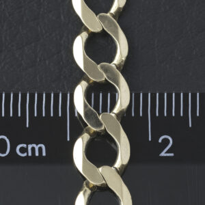 9ct Yellow Gold Curb Chain 26″ 7mm