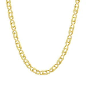 9ct Yellow Gold Double Curb Chain 25″ 6mm