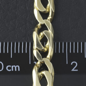 9ct Yellow Gold Double Curb Chain 25″ 6mm