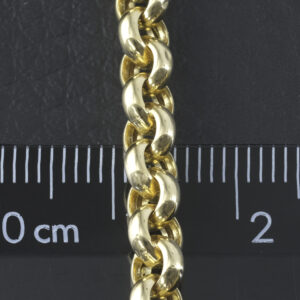 18ct Yellow Gold Belcher Chain 21.5″ 5.5mm