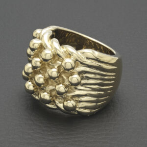 9ct Yellow Gold Keeper Ring