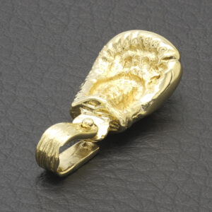 9ct Yellow Gold Gemstone Boxing Glove Pendant