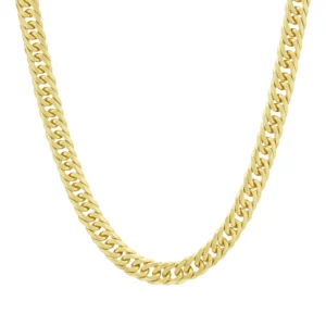 9ct Yellow Gold Curb Chain 24″ 8mm