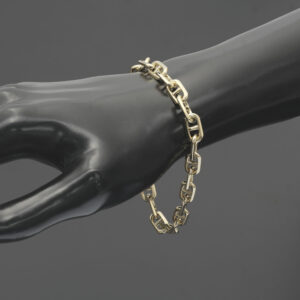 9ct Yellow Gold Marina Bracelet 8″ 6.5mm