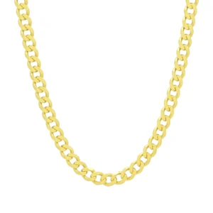 9ct Yellow Gold Curb Chain 23″ 6mm