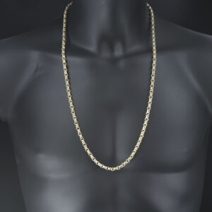 9ct Yellow Gold Fancy Link Chain 30″ 5.5mm