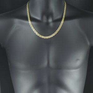 9ct Yellow Gold Marina Chain 22″ 7mm