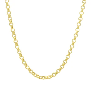 9ct Yellow Gold Belcher Chain 28″ 4mm
