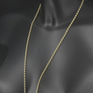 9ct Yellow Gold Belcher Chain 28″ 4mm