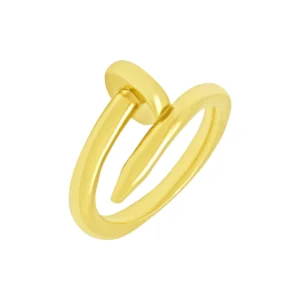 9ct Yellow Gold Nail Ring