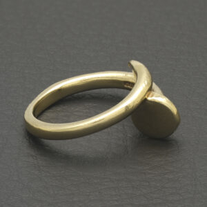 9ct Yellow Gold Nail Ring