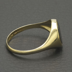 9ct Yellow Gold Black Onyx Ring