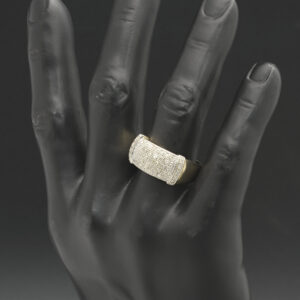 9ct Yellow Gold 0.50ct Gents Diamond Set Band