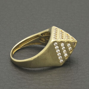 9ct Yellow Gold Childrens Gemstone Pyramid Ring