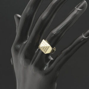 9ct Yellow Gold Childrens Gemstone Pyramid Ring