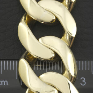 9ct Yellow Gold Curb Chain 26″ 20mm