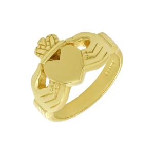 9ct Yellow Gold Claddagh Ring