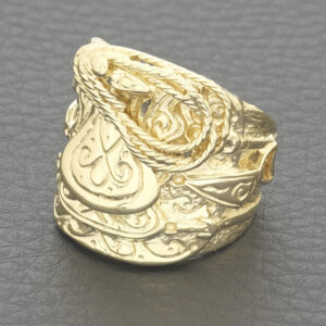 9ct Yellow Gold Saddle Ring