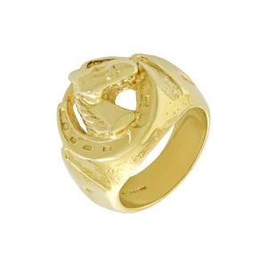 9ct Yellow Gold Horseshoe Ring