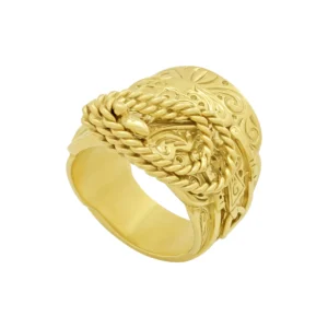 9ct Yellow Gold Saddle Ring
