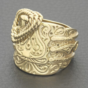 9ct Yellow Gold Saddle Ring