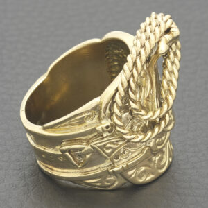 9ct Yellow Gold Saddle Ring