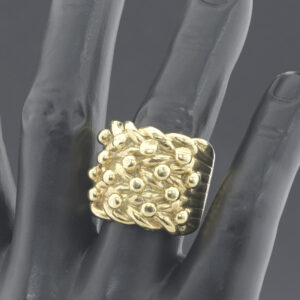 9ct Yellow Gold Keeper Ring