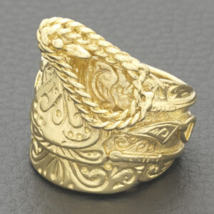 9ct Yellow Gold Saddle Ring