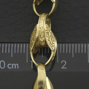 9ct Yellow Gold Tulip Chain 28.5″ 8mm