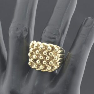 9ct Yellow Gold Keeper Ring
