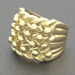 9ct Yellow Gold Keeper Ring