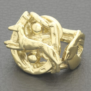 9ct Yellow Gold Horseshoe Ring