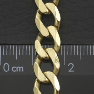 9ct Yellow Gold Curb Chain 20.5″ 8mm