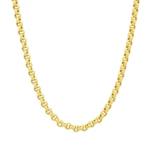 9ct Yellow Gold Belcher Chain 20.5″ 5.5mm