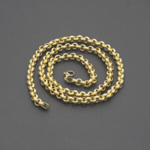 9ct Yellow Gold Belcher Chain 20.5″ 5.5mm