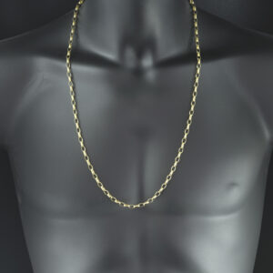 9ct Yellow Gold Belcher Chain 30″ 5mm