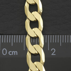 9ct Yellow Gold Curb Chain 20″ 7.5mm
