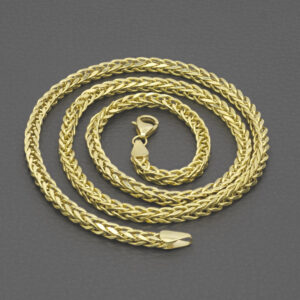 9ct Yellow Gold Franco Chain 22″ 3mm