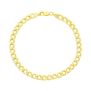 9ct Yellow Gold Curb Bracelet 8.5″ 5.5mm