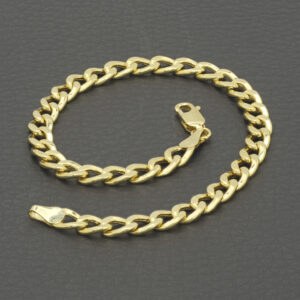 9ct Yellow Gold Curb Bracelet 8.5″ 5.5mm