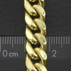9ct Yellow Gold Curb Chain 22″ 9mm