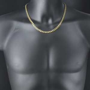 9ct Yellow Gold Curb Chain 20.5″ 5.5mm