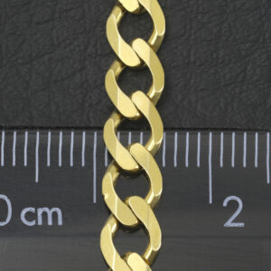9ct Yellow Gold Curb Chain 28″ 5mm