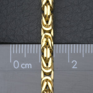 9ct Yellow Gold King Bracelet 8″ 4.5mm