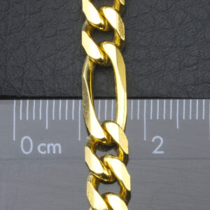 9ct Yellow Gold Figaro Chain 22″ 7mm