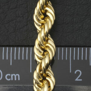 9ct Yellow Gold Rope Chain 25″ 5.5mm