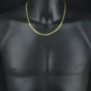 9ct Yellow Gold Curb Chain 20″ 5.5mm