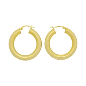 9ct Yellow Gold Hoop Earrings