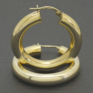 9ct Yellow Gold Hoop Earrings